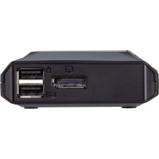 ATEN Switch KVM DisplayPort 4K USB-C de 2 portas com seletor remoto de porta