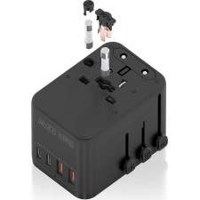 AISENS ASPS-2A2C08-BK carregador de dispositivos móveis Universal Preto AC Carregamento rápido Interior