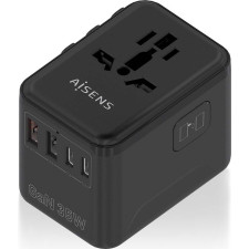 AISENS ASPS-2A3C09-BK carregador de dispositivos móveis Universal Preto AC Carregamento rápido Interior