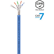 AISENS A146-0664 cabo de rede Azul 100 m Cat7 SF UTP (S-FTP)