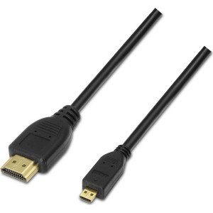 AISENS A119-0117 cabo HDMI 1,8 m HDMI Type A (Standard) HDMI Type D (Micro) Preto