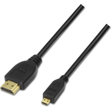 AISENS A119-0117 cabo HDMI 1,8 m HDMI Type A (Standard) HDMI Type D (Micro) Preto