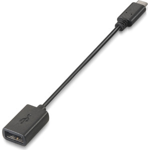 AISENS A107-0059 cabo USB USB 2.0 0,15 m USB C USB A Preto