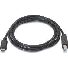 AISENS A107-0054 cabo USB USB 2.0 2 m USB C USB B Preto