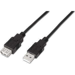 AISENS A101-0015 cabo USB USB 2.0 1 m USB A Preto