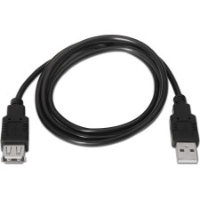 AISENS A101-0015 cabo USB USB 2.0 1 m USB A Preto