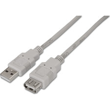 AISENS A101-0012 cabo USB USB 2.0 1 m USB A Bege