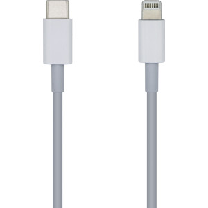 AISENS A102-0442 cabo Lightning 1 m Branco