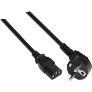 AISENS A132-0168 cabo de energia Preto 3 m CEE7 7 Acoplador C13