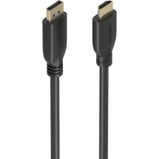 AISENS A125-0920 adaptador de cabo de vídeo 5 m DisplayPort HDMI Preto