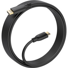 AISENS A125-0920 adaptador de cabo de vídeo 5 m DisplayPort HDMI Preto