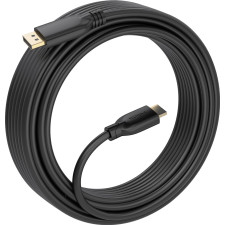 AISENS A125-0921 adaptador de cabo de vídeo 7 m DisplayPort HDMI Preto