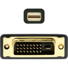 AISENS A125-0363 adaptador de cabo de vídeo 2 m Mini DisplayPort DVI Preto