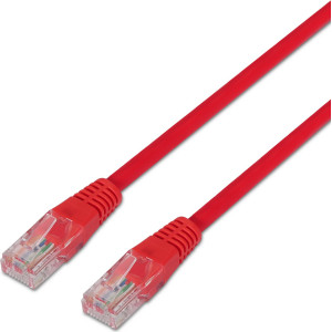AISENS A135-0240 cabo de rede Vermelho 3 m Cat6 U UTP (UTP)