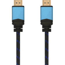 AISENS A120-0355 cabo HDMI 0,5 m HDMI Type A (Standard) Preto, Azul