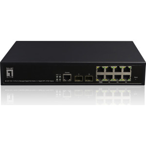 LevelOne GEP-1061 switch de rede Gerido L2 Gigabit Ethernet (10 100 1000) Power over Ethernet (PoE) Preto