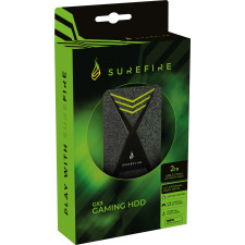 SureFire Gaming disco externo 2 TB 2.5" Micro-USB B 3.2 Gen 1 (3.1 Gen 1) Preto, Cinzento