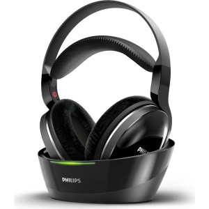 Philips SHD8850 12 auscultador Auscultadores Sem fios Fita de cabeça Música Preto
