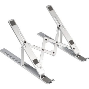 Conceptronic THANA04S Suporte para Computadores Portáteis Suporte para computador portátil Prateado 39,6 cm (15.6")