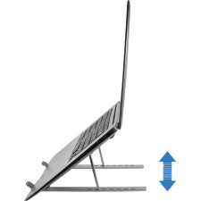 Conceptronic THANA04S Suporte para Computadores Portáteis Suporte para computador portátil Prateado 39,6 cm (15.6")