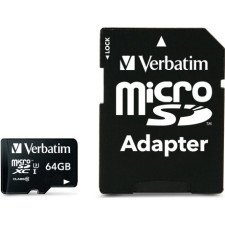 Verbatim Pro 64 GB MicroSDXC UHS Classe 10