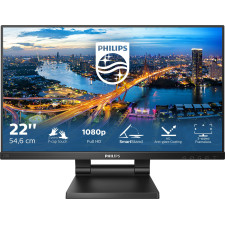 Philips B Line 222B1TC 00 monitor de ecrã 54,6 cm (21.5") 1920 x 1080 pixels Full HD LED Ecrã táctil Preto