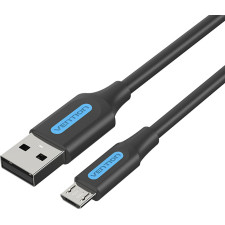 Vention COLBF cabo USB USB 2.0 1 m USB A Micro-USB B Preto