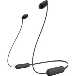 Sony WI-C100 Auscultadores Sem fios Intra-auditivo Chamadas Música Bluetooth Preto