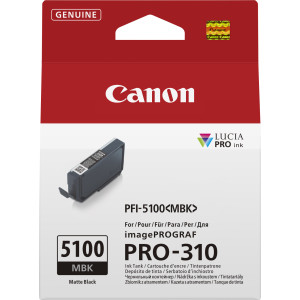 Canon PFI-5100 MBK tinteiro 1 unidade(s) Original Preto mate
