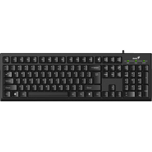 Genius Computer Technology KB-100 teclado Escritório USB QWERTY Inglês Preto