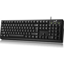 Genius Computer Technology KB-100 teclado Escritório USB QWERTY Inglês Preto