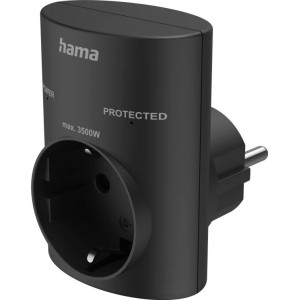 Hama 223322 tomada inteligente 3680 W Casa Preto