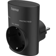 Hama 223322 tomada inteligente 3680 W Casa Preto