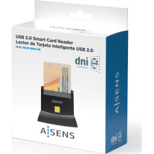 AISENS ASCR-SN05-BK leitor de smart card Interior USB USB 2.0 Preto