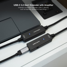 Nanocable 10.01.1312 cabo USB USB 3.2 Gen 1 (3.1 Gen 1) 10 m USB C Preto