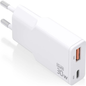 AISENS ASCH-30W2P046-W carregador de dispositivos móveis Câmara digital, MP3, MP4, Telemóvel, Navigator, Computador portátil,