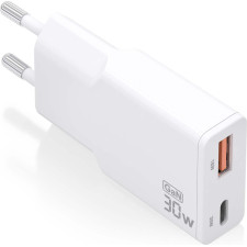 AISENS ASCH-30W2P046-W carregador de dispositivos móveis Câmara digital, MP3, MP4, Telemóvel, Navigator, Computador portátil,