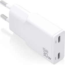 AISENS ASCH-30W2P048-W carregador de dispositivos móveis Câmara digital, MP3, MP4, Telemóvel, Navigator, Computador portátil,