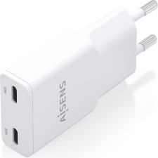 AISENS ASCH-30W2P048-W carregador de dispositivos móveis Câmara digital, MP3, MP4, Telemóvel, Navigator, Computador portátil,