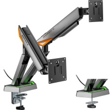 AISENS DT38TSRRGB-349 montagem e suporte para monitores 96,5 cm (38") Secretária Preto, Branco