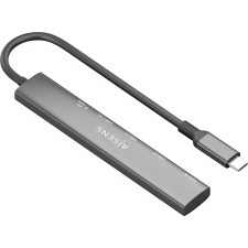 AISENS ASUC-5P022-GR base & duplicador de portas Com fios USB 3.2 Gen 1 (3.1 Gen 1) Type-C Cinzento