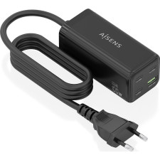 AISENS ASCH-100W4P054-BK carregador de dispositivos móveis Universal Preto AC Carregamento rápido Interior