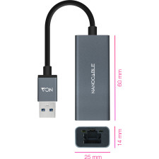 Nanocable 10.03.0405 cartão de rede Ethernet 1000 Mbit s