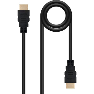 Nanocable 10.15.0301 cabo HDMI 1 m HDMI Type A (Standard) Preto