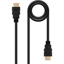 Nanocable 10.15.0301 cabo HDMI 1 m HDMI Type A (Standard) Preto