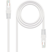 Nanocable 10.20.0101-W cabo de rede Branco 1 m Cat5e U UTP (UTP)