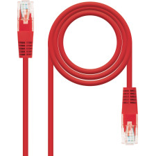 Nanocable 10.20.0400-L25-R cabo de rede Vermelho 0,25 m Cat6 U UTP (UTP)