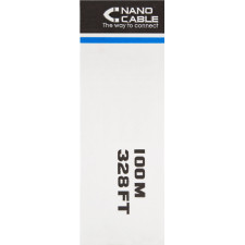 Nanocable 10.20.0702-FLEX cabo de rede Cinzento 100 m Cat5e F UTP (FTP)