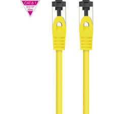 Nanocable 10.20.2000-L25-Y cabo de rede Amarelo 0,25 m Cat8.1 S FTP (S-STP)