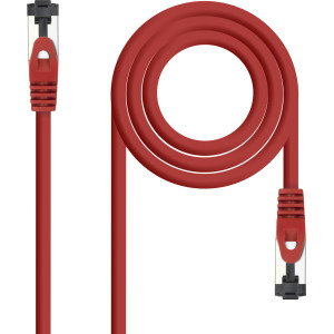 Nanocable 10.20.2001-R cabo de rede Vermelho 1 m Cat8.1 S FTP (S-STP)